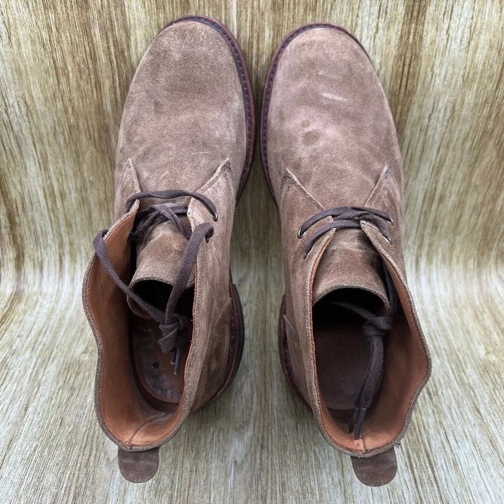 Allen Edmonds Chandler Chukka Boots Men's Size 9 Brown Suede Lace Up‎ 5836